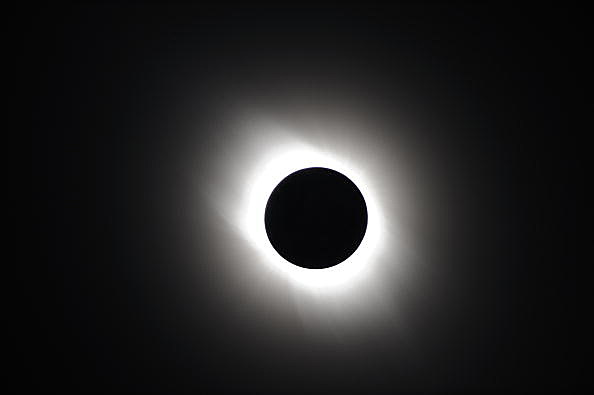 The Solar Eclipse Is Observed In Asia
